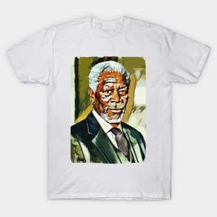 Mr. Freeman abstract fan art portrait T-Shirt